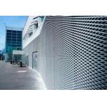 Stainless Steel Expanded Metal Sheet Galvanised Mesh Facade Architecture 4mm Thickness