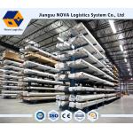 Steel Cantilever Warehouse Storage Racking , Level Height Adjustable for sale