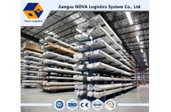 China Steel Cantilever Warehouse Storage Racking , Level Height Adjustable supplier