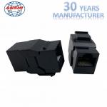 8P8C Female RJ45 Cat6A UTP Keystone Jack With Phosphor Bronze Contact for sale