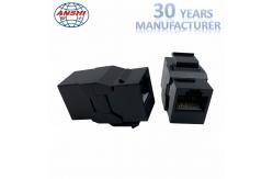China 8P8C Female RJ45 Cat6A UTP Keystone Jack With Phosphor Bronze Contact supplier