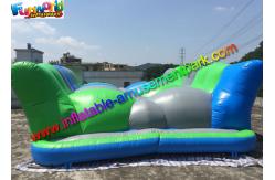 China Vinyl Inflatable Obstacle Course Jump Around / Jumping Obstacle Track Inflatables supplier