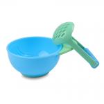 Round BPA Free Silicone Nutritional Bowl Weaning Suction Bowls for sale