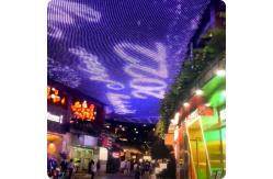 China Brightness 3000 LED Grid Screen T20 P80 For Definition RGB Building Lighting supplier