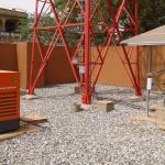 10 Meters Gsm Telecommunication Lattice Tower Electricity for sale