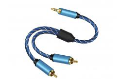 China 3.5/2 RCA Gold Plated Extension Cable supplier