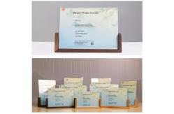 China Custom Family Acrylic Picture Frames With Wood Base supplier