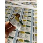 Test E 10ml Viall Adhesive Bottle Labels With The  Customized Brand