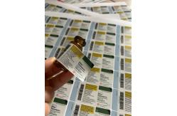China Test E 10ml Viall Adhesive Bottle Labels With The  Customized Brand supplier