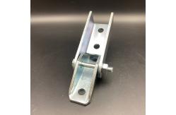 China Custom Size Galvanized Steel Slotted Adjustable Brace Fitting supplier