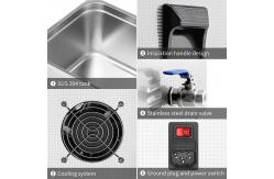 China Skymen 22L PCB Benchtop Ultrasonic Cleaning Machine Stainless steel ultrasonic cleaner supplier