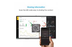 China Digital Interactive 4K 85inch LCD Smart Board Multi Touch Screen supplier