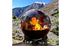 China Steel Manual Ignition Rustic Red Fire Pits Or Customized Fire Pits supplier