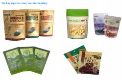 China Flat Pouch Rotary Packaging Machine For Chocolate Cookies Automatic supplier