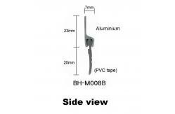 China Screw Fixed 43mm Height Door Bottom Seal Strip With PVC Rubber supplier
