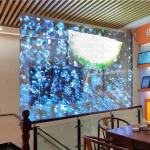 GS7.8 15.6R55T Grille Transparent LED Display Screen Wan 266*250