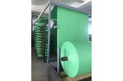 China Stripe Polypropylene Woven Fabric , Plastic PP Woven Sack Fabric Roll supplier
