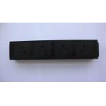 Australia 4 Jack Low Profile Power Bar , IEC320 C13 AC PDU Power Distribution Unit for sale