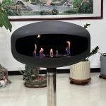 Assembly Required Bioethanol Fireplace Indoor Carbon Steel Stainless Steel Freestanding for sale