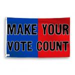 100D Polyester Vote Flag Double Sided Outdoor Indoor Custom Presidential Election 3x5FT for sale