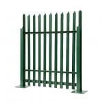 European Style Metal Palisade Fencing Steel Galvanized For Road And Railway for sale