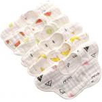 China 6-Piece Absorbent Muslin Bibs Skin Friendly Multiple Colors For Easy Washing factory
