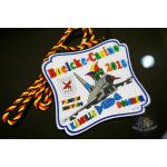 Bespoke Medailles Carnivalorden Metal Award Medals Soft Enamel With Epoxy / Cord for sale