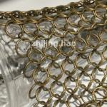 18mm Bronze Color Chainmail Wire Mesh for sale