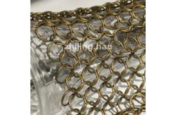 China 18mm Bronze Color Chainmail Wire Mesh supplier