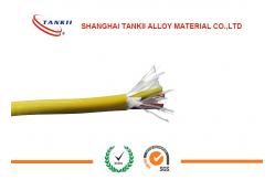China 2 * 0.711mm Red & Yellow Thermocouple Cable supplier