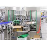Full Automatic Rotary Wrap Around OPP Labeller Hot Melt Glue Labeling Machine for sale