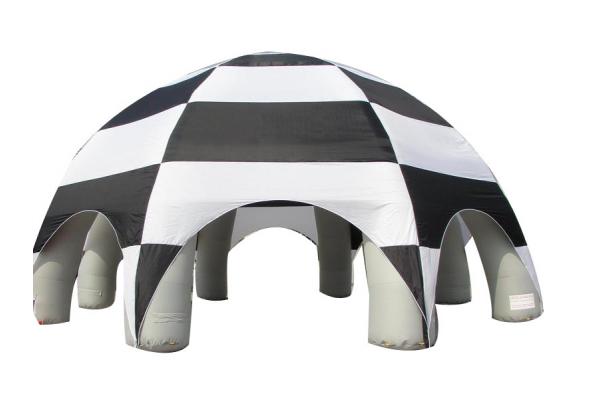 Inflatable Tent / Inflatable dome tent / inflatable white/ blk tent