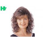Synthetic Fiber Curly Wigs Elegant And Generous Synthetic Wigs For Party for sale