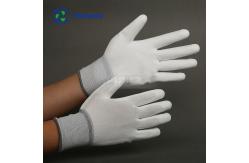 China Antistatic Fabric Cleanroom Gloves ESD Knitted Work Gloves Cheap Price supplier