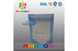China Transprent Side Gusset Pouch for Water / Beverage , Doypack With Zipper supplier