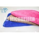 Plain Microfiber Cleaning Cloth , High water absorption and high sewage sunction twisting towel for sale