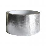 Reinforced Thermal Insulation HVAC Aluminum Foil Tape Laminated Closer PE Mesh Tape