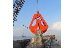China Heavy Duty NM400 Mechanical Grab Bucket 2 Peel Dredging Clamshell Material Bulk Cargo supplier
