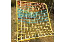 China Colorful Nylon Nest Climbing Net For Playground supplier