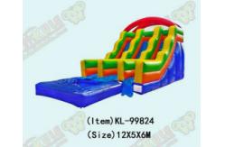 China Aldult  Outdoor Rental Inflatable Large Water Slides With Bouncy supplier