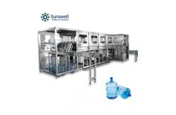 China 5 Gallon Bottled Water Filling Machine 20L Washing Capping Equipment supplier