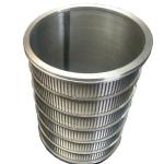 V Shaped Wrapped 0.025mm Slot Pipe 316L Johnson Screen Filter For Water for sale