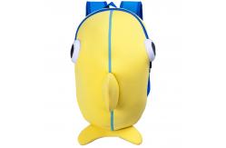 China Yellow Neoprene Waterproof Kids Character Backpacks For School supplier