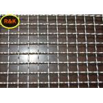 Wear Resistant Crimped Wire Mesh Durable Square Shape High Stability