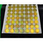 Permanent Adhesive Security Hologram Sticker Uv Printing