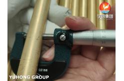 China JIS H3300 C6872T / ASTM B111 C68700 Aluminum Brass Tube Heat Exchanger Tube supplier