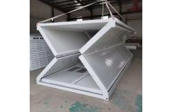 China Foldable Steel Container Houses Waterproof Modular Architecture Steel Structure supplier