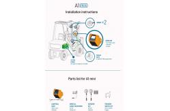 China AIDA Digital Forklift Scales Hassle Free Installation Accurate Weighing supplier