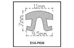 China Translucent EVA Anti - Slip Strips For Drying Rack Clothes Hang Bar supplier