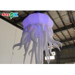 Costume Inflatable Jellyfish Balloon Puppet With LED Light Hanging Inflatable LED Octopus Balloons